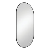 Fienza Empire Matte Black Framed Mirror, 600 x 1200mm